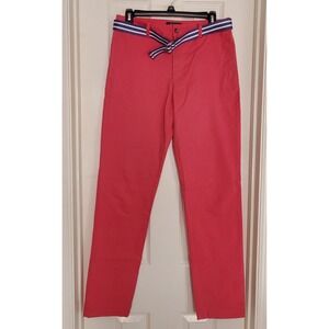 New Polo Ralph‎ Lauren Boys Pink Chino Belted Pants Youth Size 18